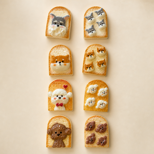 Pups on toast (comes in pair)